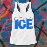 Ice Costume Logo Halloween Women's Tank Top thumb 3