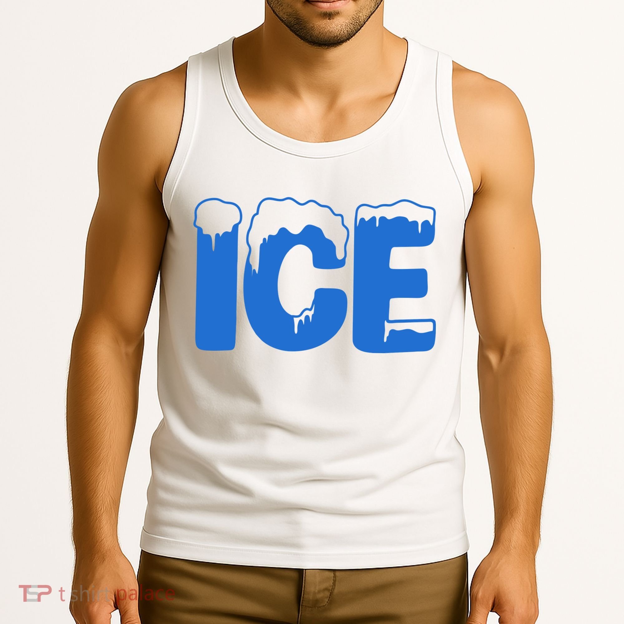 Ice Costume Logo Halloween Tank Top