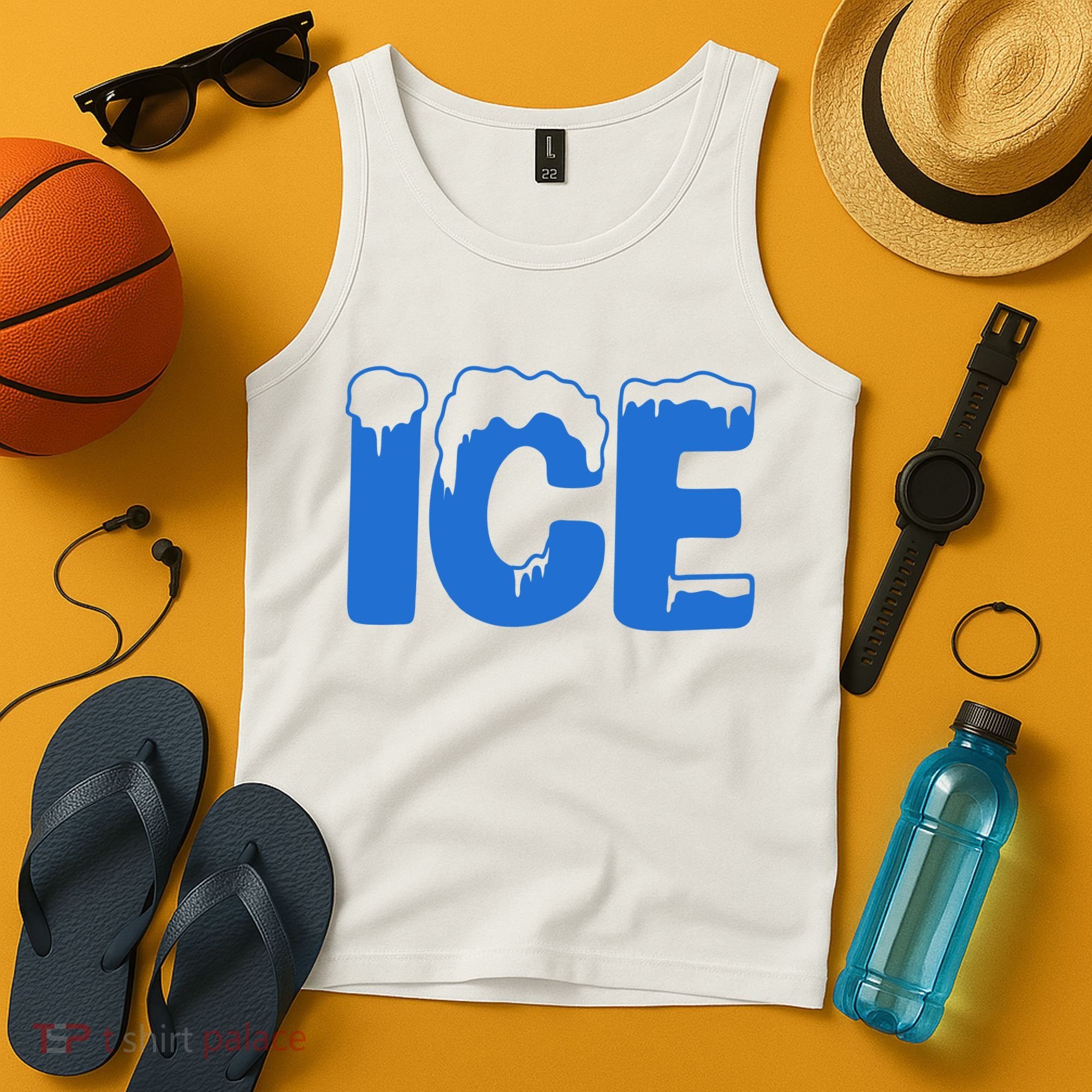 Ice Costume Logo Halloween Tank Top