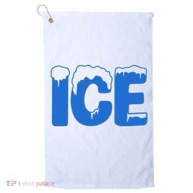 Ice Costume Logo Halloween Golf Towel