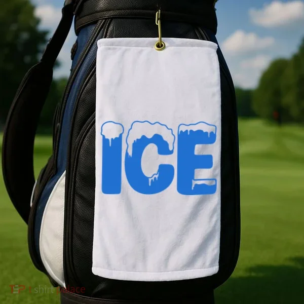 Ice Costume Logo Halloween Golf Towel