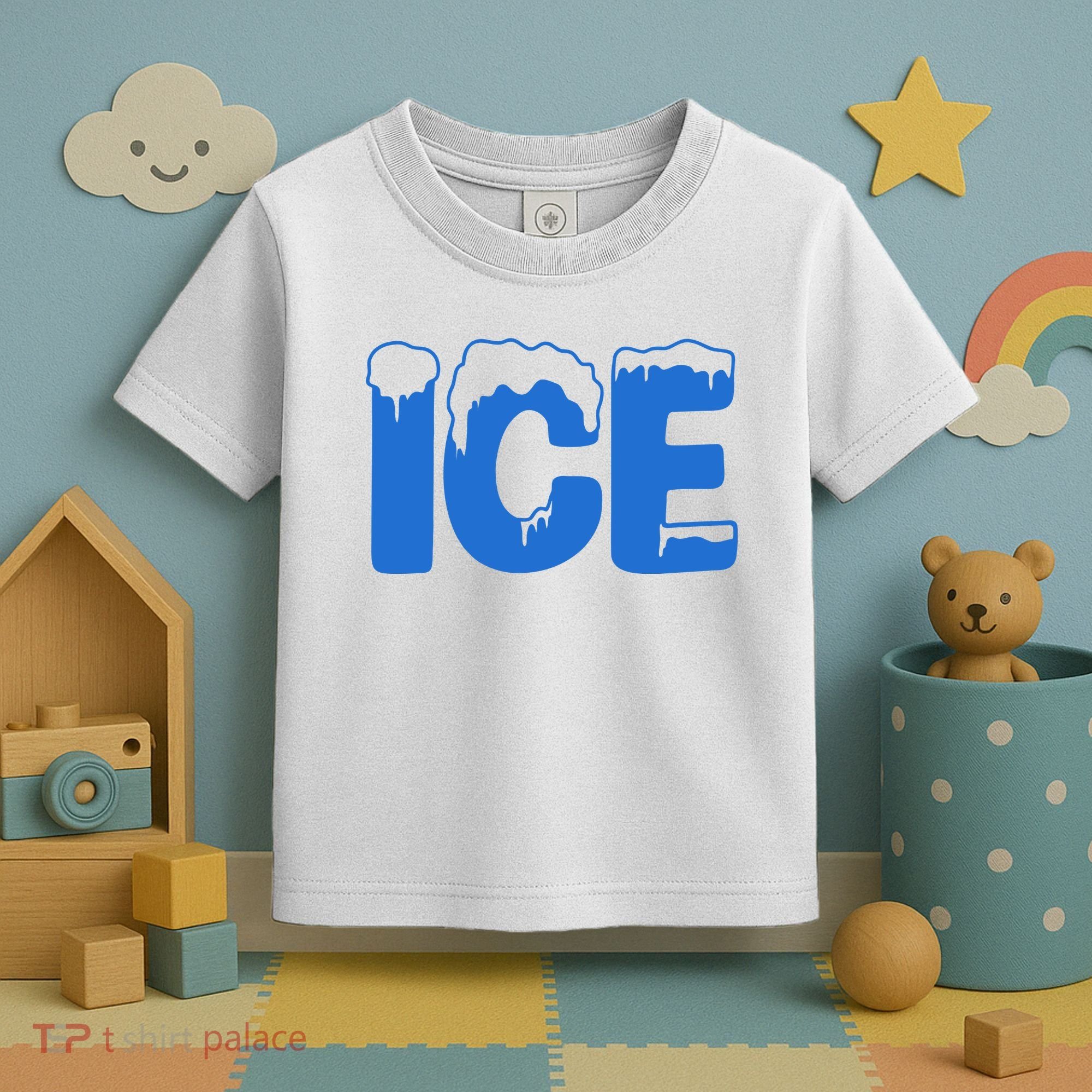 Ice Costume Logo Halloween Toddler T-Shirt