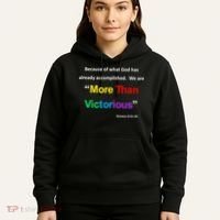 Inspirational Christian More Than Victorious Romans 8:31 Hoodie thumb 5