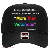 Inspirational Christian More Than Victorious Romans 8:31 Hat thumb 0
