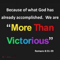 Inspirational Christian More Than Victorious Romans 8:31 Toddler Hoodie thumb 2
