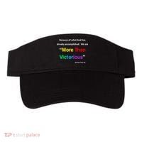 Inspirational Christian More Than Victorious Romans 8:31 Visor thumb 0