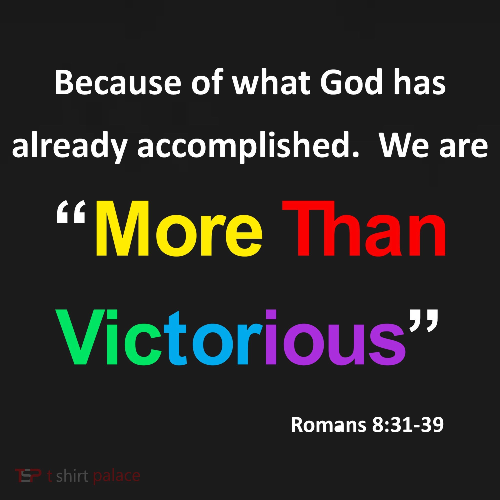 Inspirational Christian More Than Victorious Romans 8:31 Kids Sweatshirt