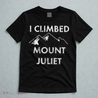 I Climbed Mount Juliet Distressed Funny T-Shirt thumb 5