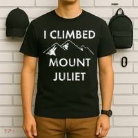 I Climbed Mount Juliet Distressed Funny T-Shirt thumb 6