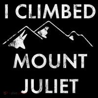 I Climbed Mount Juliet Distressed Funny Mousepad thumb 1