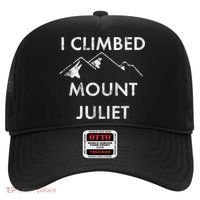 I Climbed Mount Juliet Distressed Funny Hat thumb 0