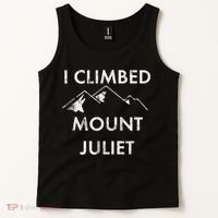 I Climbed Mount Juliet Distressed Funny Tank Top thumb 2