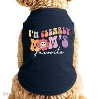 I'm Clearly Mom's Favorite Son Or Daughter Funny Doggie Tank thumb 0