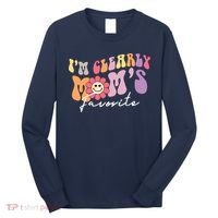 I'm Clearly Mom's Favorite Son Or Daughter Funny Long Sleeve Shirt thumb 0