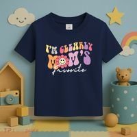 I'm Clearly Mom's Favorite Son Or Daughter Funny Toddler T-Shirt thumb 3