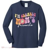 I'm Clearly Mom's Favorite Son Or Daughter Funny Kids Long Sleeve Shirt thumb 0