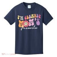 I'm Clearly Mom's Favorite Son Or Daughter Funny Kids T-Shirt thumb 0