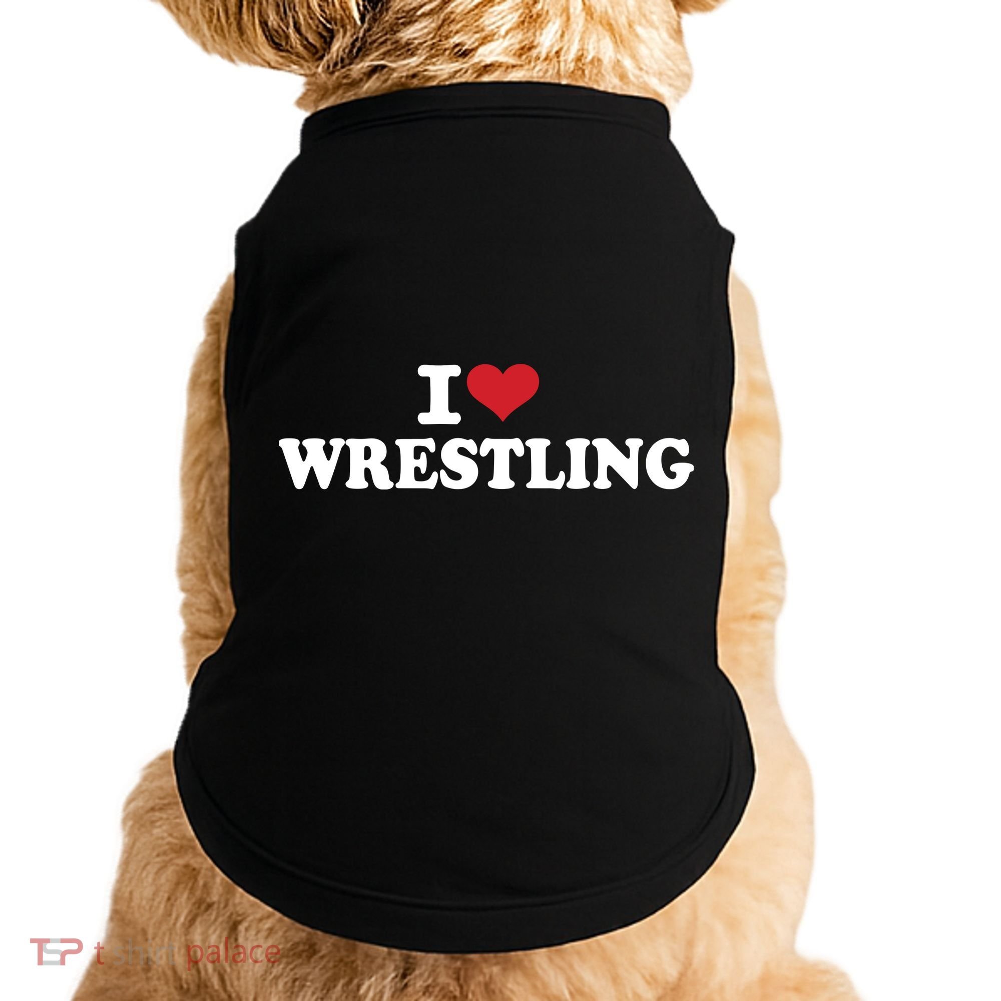 I Cant My Son Has Wrestling Doggie Tank