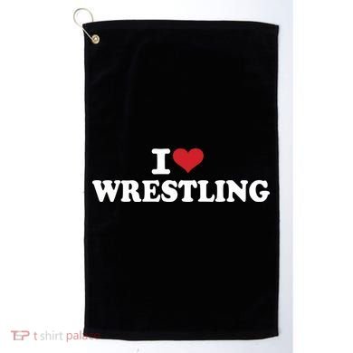I Cant My Son Has Wrestling Golf Towel