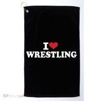 I Cant My Son Has Wrestling Golf Towel thumb 0