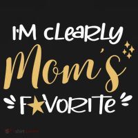 I'm Clearly Mom's Favorite Son or Daughter Funny Mom's Ornament thumb 1