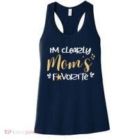 I'm Clearly Mom's Favorite Son or Daughter Funny Mom's Women's Tank Top thumb 0