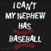 I CanT My Nephew Has Baseball Baseball Aunt Uncle Mousepad thumb 1