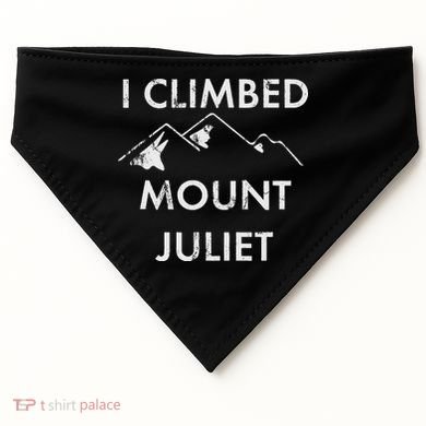 I Climbed Mount Juliet Distressed USA-Made Doggie Bandana