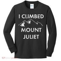 I Climbed Mount Juliet Distressed Kids Long Sleeve Shirt thumb 0