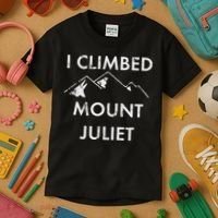 I Climbed Mount Juliet Distressed Kids T-Shirt thumb 3