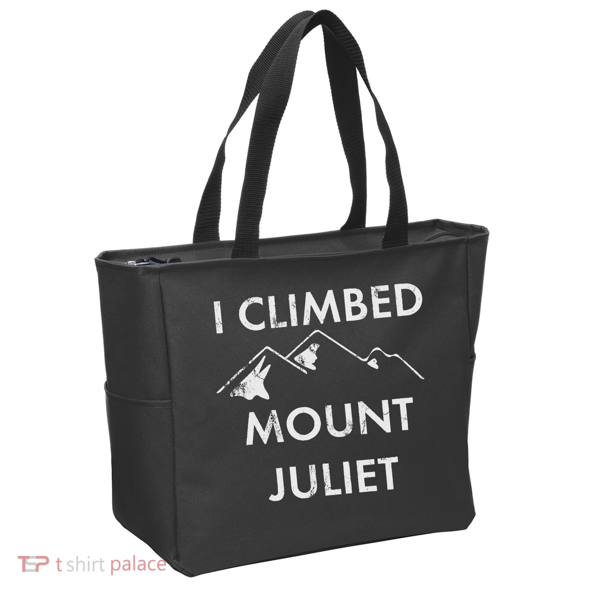 I Climbed Mount Juliet Distressed Tote Bag