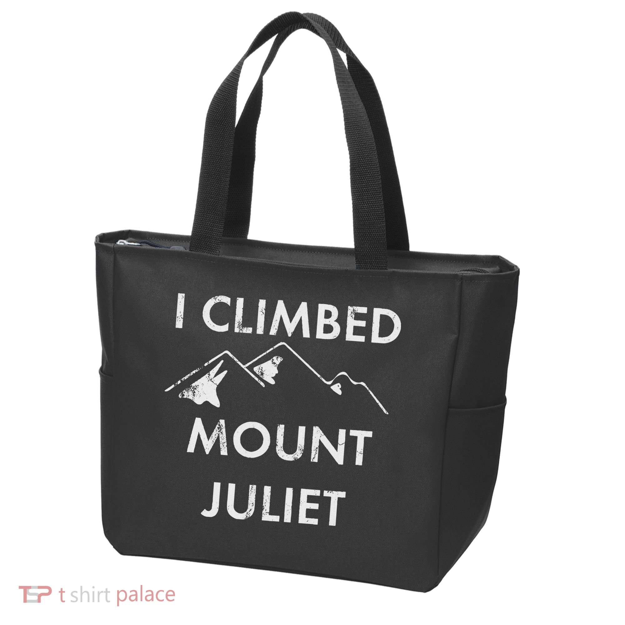 I Climbed Mount Juliet Distressed Tote Bag