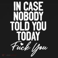 In Case Nobody Told You Today Fuck You Funny Women's T-Shirt thumb 6