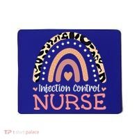 Infection Control Nurse Leopard Rainbow Appreciation Gift Mousepad thumb 0