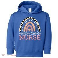 Infection Control Nurse Leopard Rainbow Appreciation Gift Toddler Hoodie thumb 0