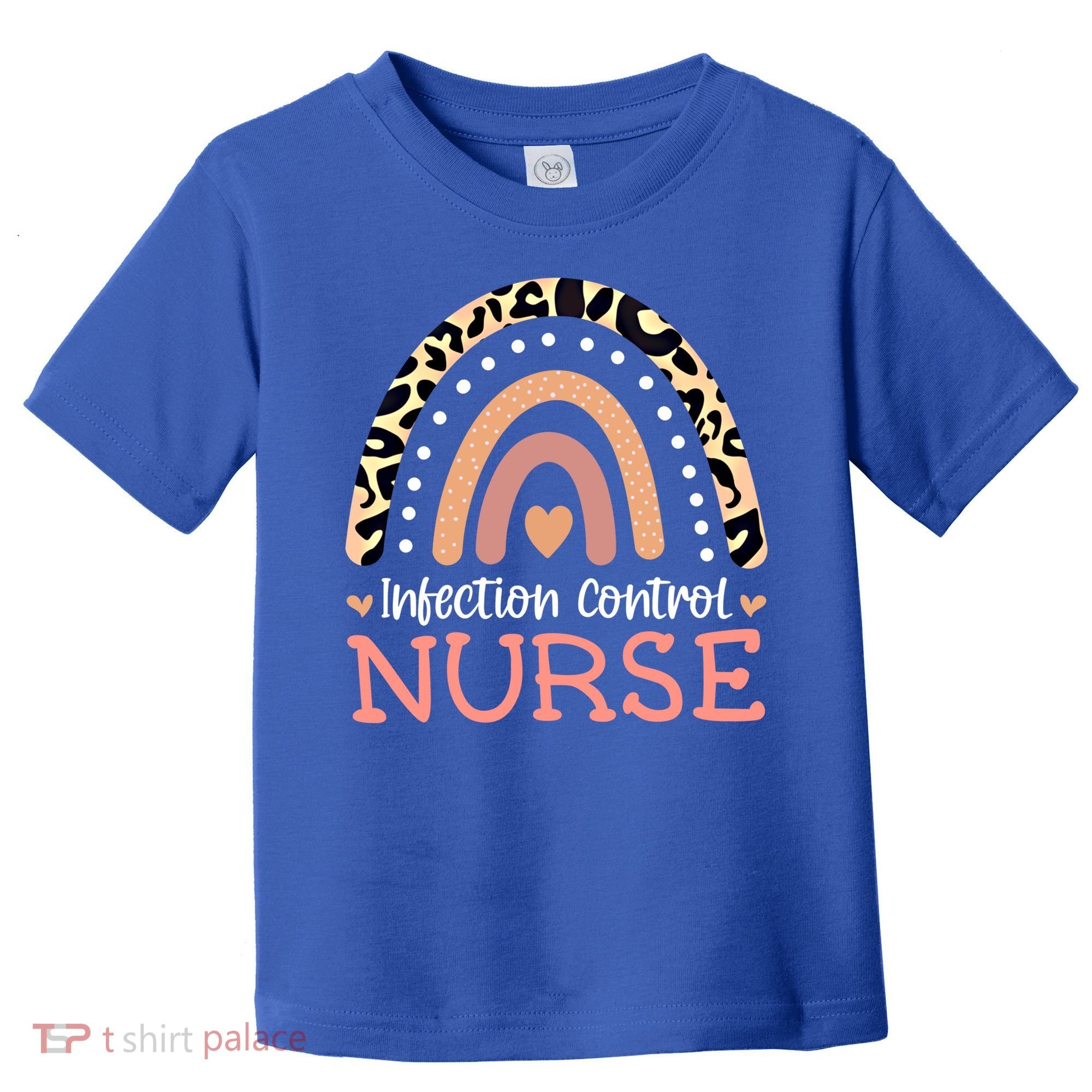 Infection Control Nurse Leopard Rainbow Appreciation Gift Toddler T-Shirt