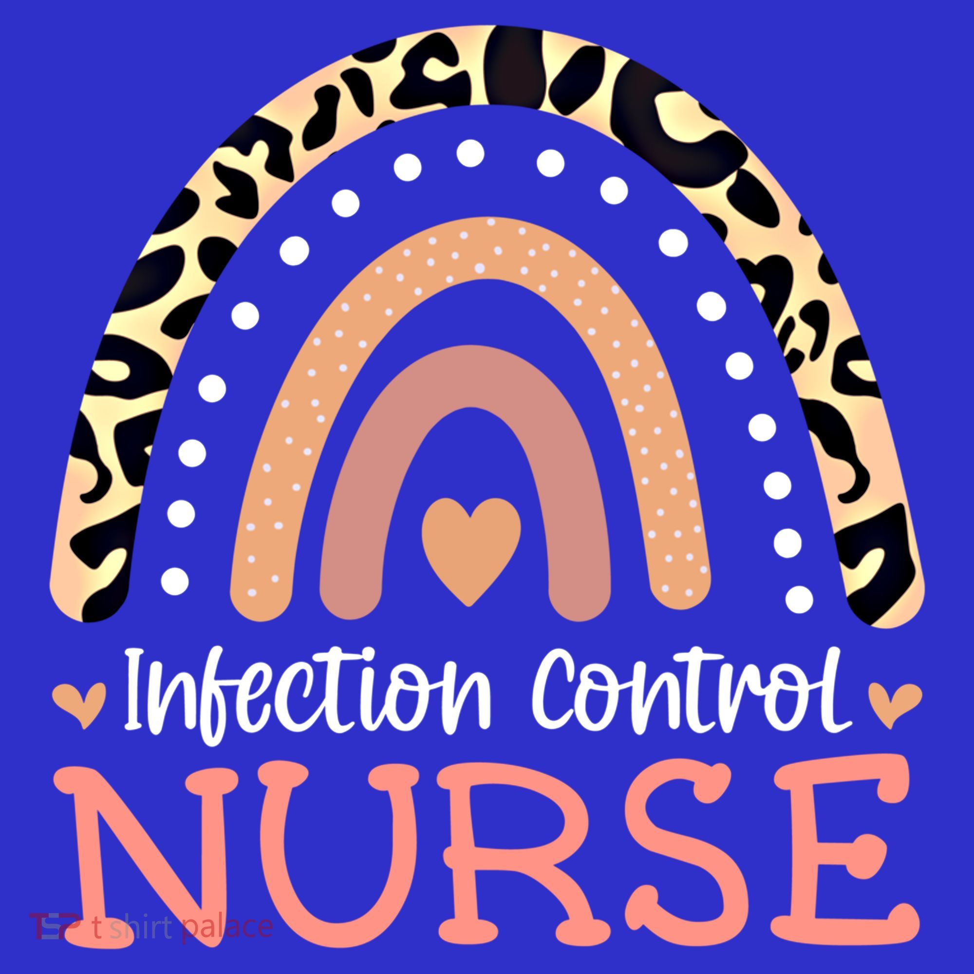 Infection Control Nurse Leopard Rainbow Appreciation Gift Women's Long Sleeve Shirt