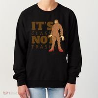 It's Class Not Trashy Fashion Funny Bigfoot Women's Sweatshirt thumb 0
