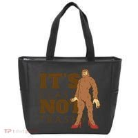 It's Class Not Trashy Fashion Funny Bigfoot Tote Bag thumb 0