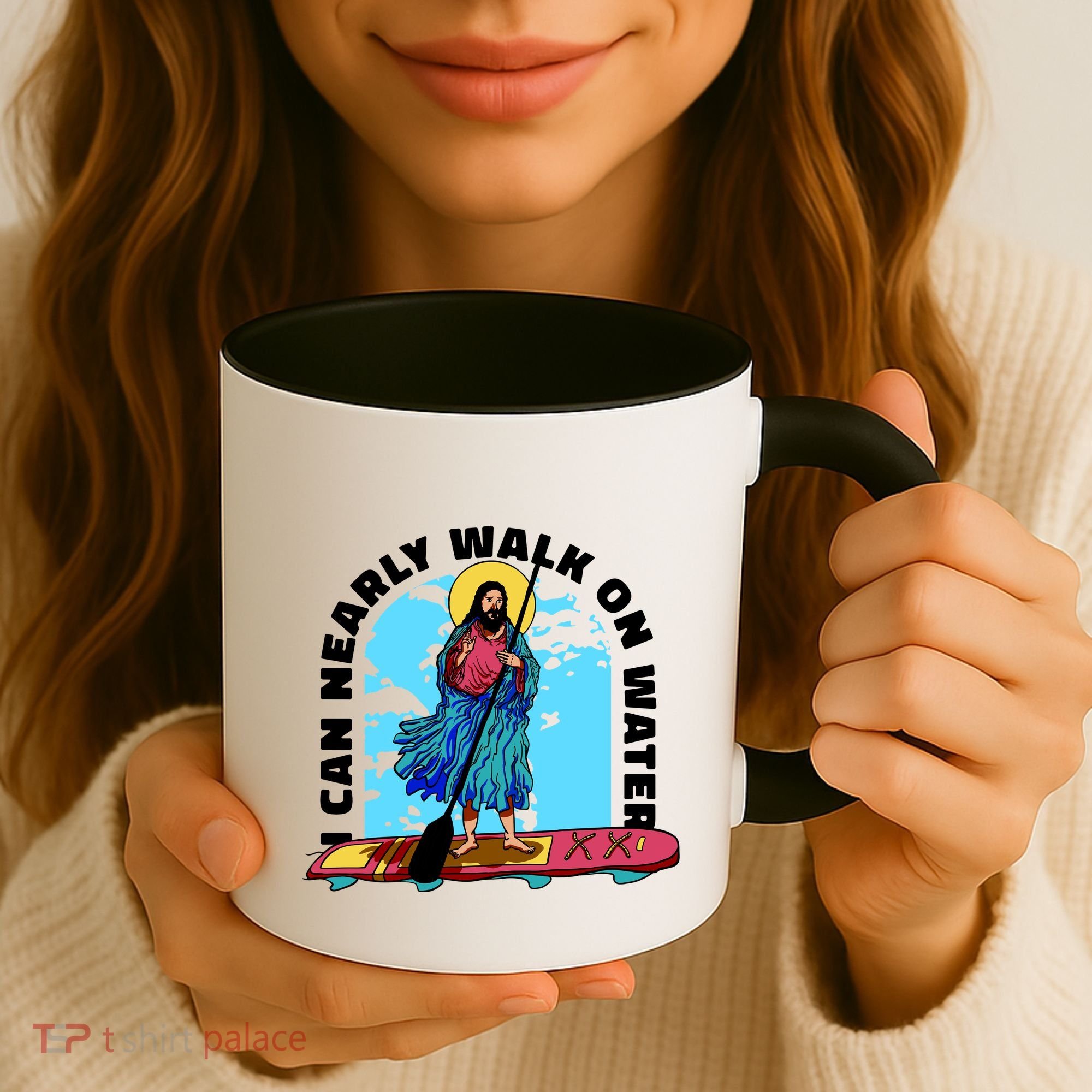 I Can Nearly Walk On Water Jesus Christ Coffee Mug