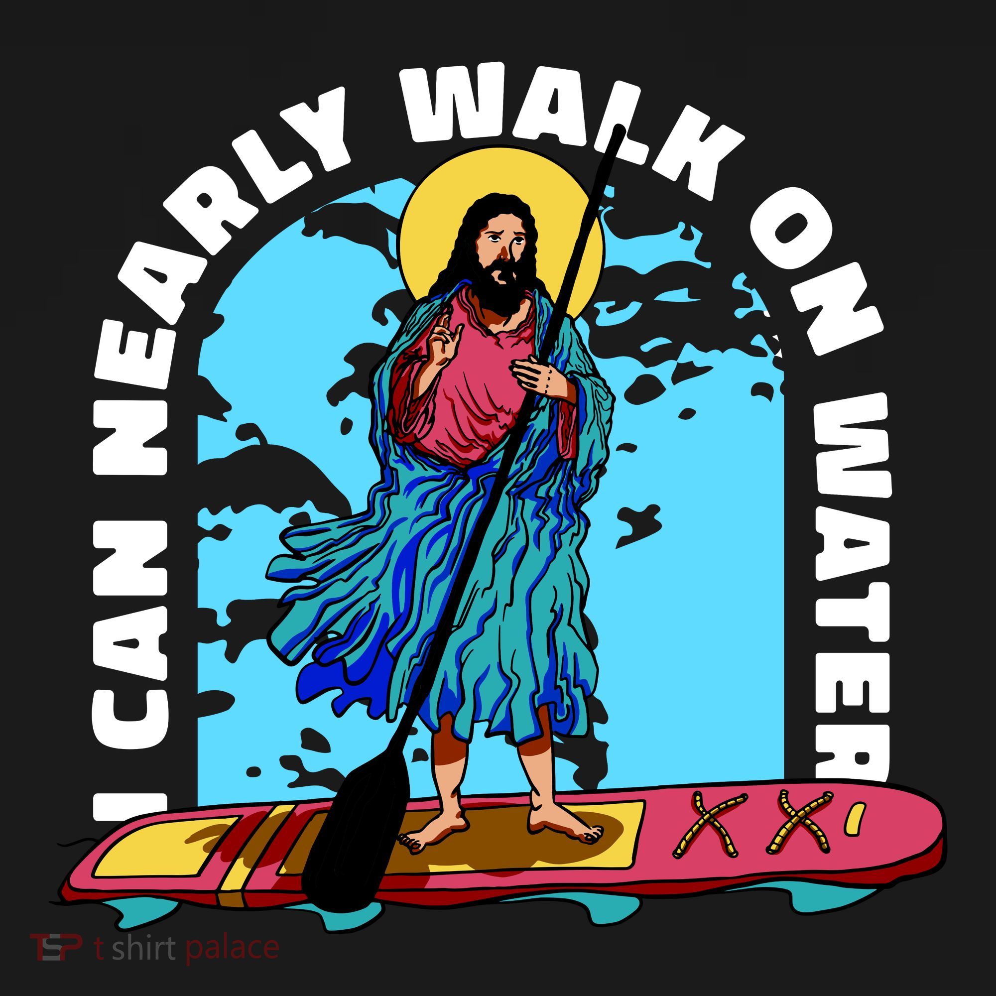 I Can Nearly Walk On Water Jesus Christ Women's Hoodie