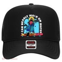 I Can Nearly Walk On Water Jesus Christ Hat thumb 0