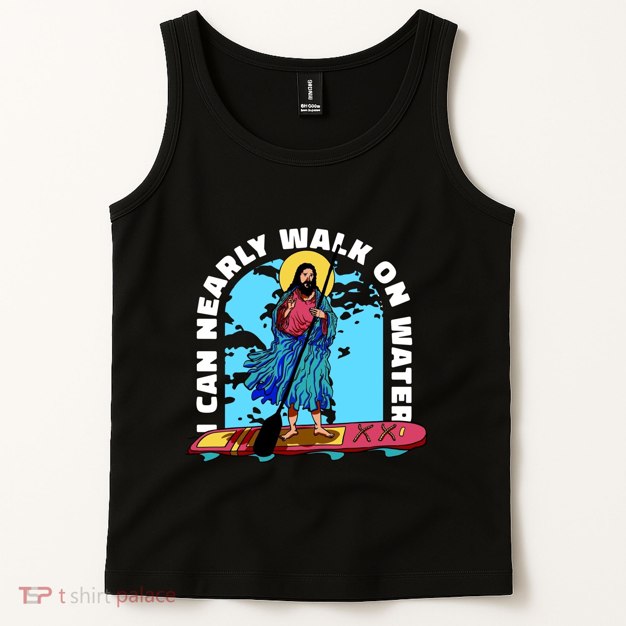 I Can Nearly Walk On Water Jesus Christ Tank Top