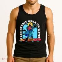 I Can Nearly Walk On Water Jesus Christ Tank Top thumb 3
