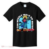 I Can Nearly Walk On Water Jesus Christ Kids T-Shirt thumb 0