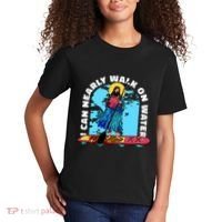 I Can Nearly Walk On Water Jesus Christ Kids T-Shirt thumb 2