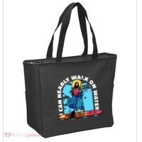 I Can Nearly Walk On Water Jesus Christ Tote Bag thumb 2