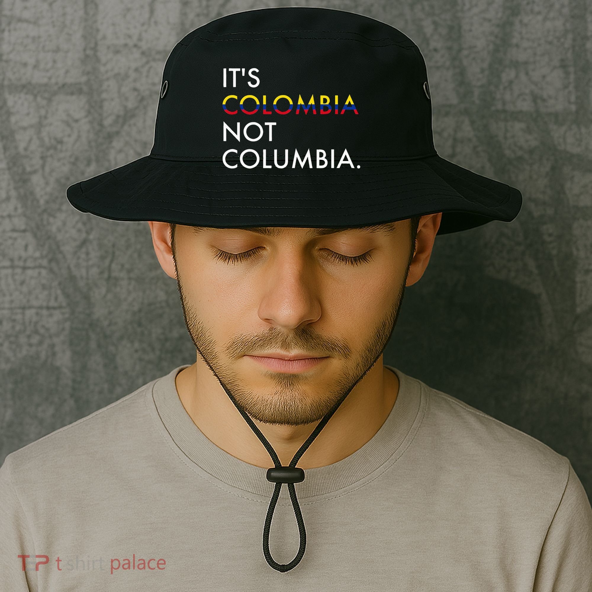 It's Colombia Not Columbia Colombian Bucket Hat