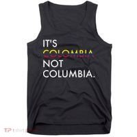 It's Colombia Not Columbia Colombian Tank Top thumb 0