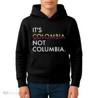 ItS Colombia Not Columbia Colombian Kids Hoodie thumb 4